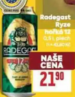 Billa Radegast ryze horka 12 nabídka