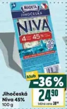 Billa Madeta Jihočeská Niva 45% nabídka