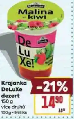 Billa Krajanka DeLuxe dezert nabídka