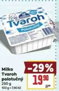 Billa Milko Tvaroh polotučný nabídka