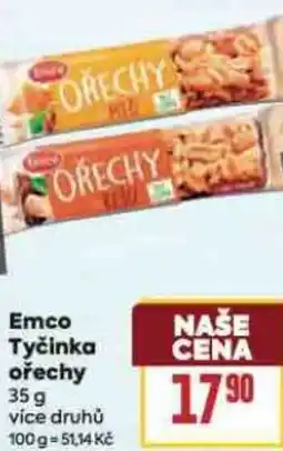 Billa Emco Tyčinka ořechy nabídka