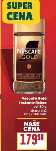 Billa Nescafe Gold Instantni Κάνα nabídka