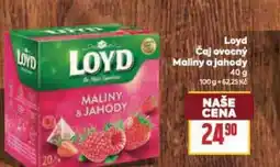 Billa Loyd čaj ovocný Maliny a jahody nabídka