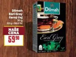 Billa Dilmah Earl Grey černý čaj nabídka