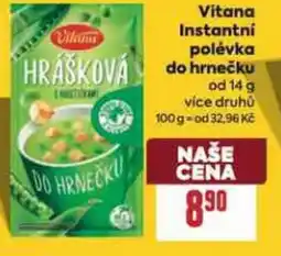 Billa Vitana Instantní polévka do hrnečku nabídka