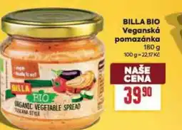 Billa BILLA BIO Veganská pomazánka nabídka