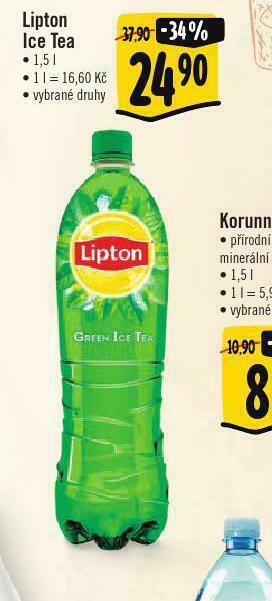 Albert Lipton ice tea nabídka