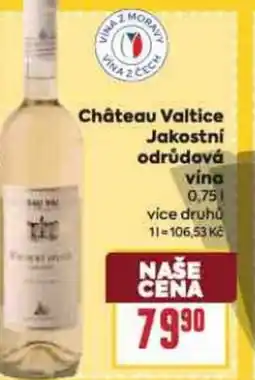 Billa Château Valtice Jakostni odrůdová vina nabídka