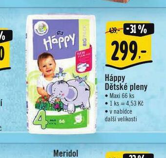 Albert Háppy dětské pleny nabídka
