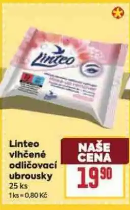 Billa Linteo vlhčené odličovací ubrousky nabídka