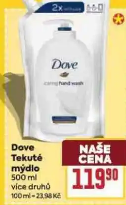 Billa Dove Tekuté mýdlo nabídka