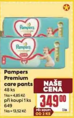 Billa Pampers Premium care pants nabídka