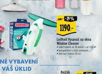 Albert Leifheit vysavač na okna windows cleaner nabídka