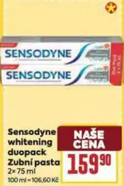 Billa Sensodyne whitening duopack Zubní pasta nabídka