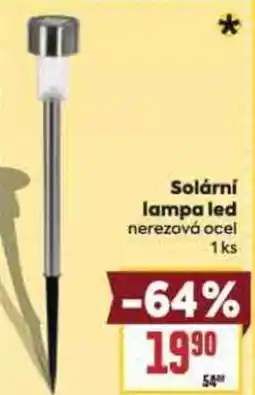 Billa Solární lampa led nabídka