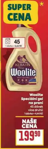 Billa Woolite Speciální gel na praní nabídka