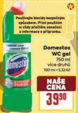 Billa Domestos WC gel nabídka