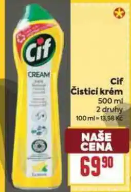 Billa Cif Čisticí krém nabídka