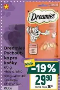 Billa Dreamies Pochoutka pro kočky nabídka