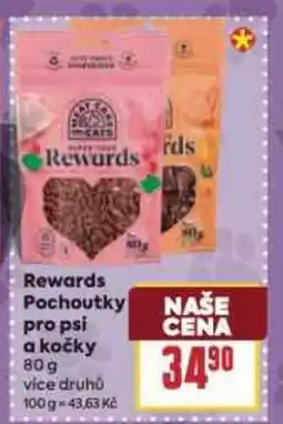 Billa Rewards Pochoutky pro psi a kočky nabídka