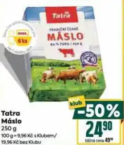 Billa Tatra Máslo nabídka