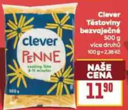 Billa Clever Těstoviny bezvaječné nabídka