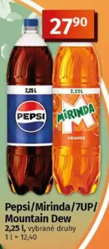 Coop Pepsi/Mirinda/7UP/ Mountain Dew nabídka