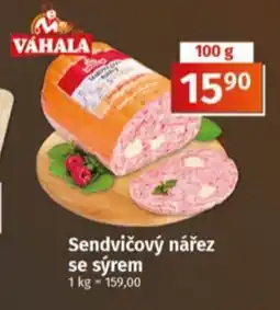 Coop Sendvičový nářez se sýrem nabídka