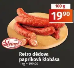 Coop Retro dědova papriková klobása nabídka
