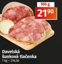Coop Davelská šunková tlačenka nabídka