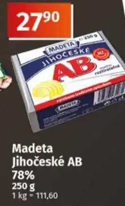 Coop Madeta Jihočeské AB 78% nabídka
