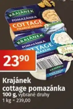 Coop Krajánek cottage pomazánka nabídka