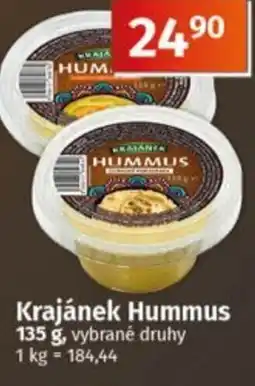 Coop Krajánek Hummus nabídka