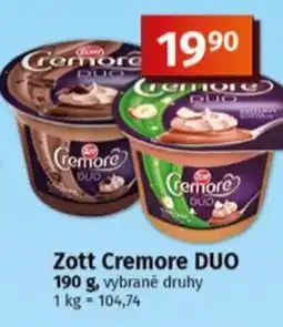 Coop Zott Cremore DUO nabídka