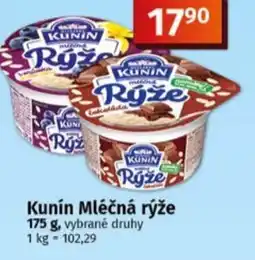 Coop Kunín Mléčná rýže nabídka