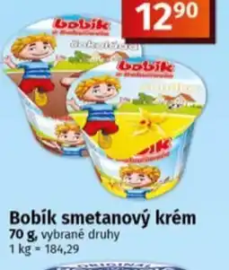 Coop Bobík smetanový krém nabídka