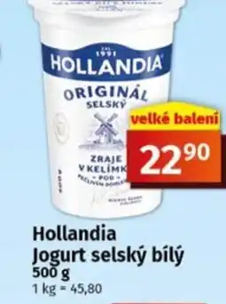 Coop Hollandia Jogurt selský bílý nabídka