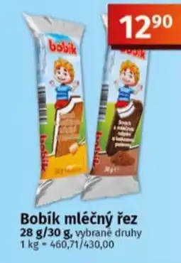 Coop Bobík mléčný řez nabídka