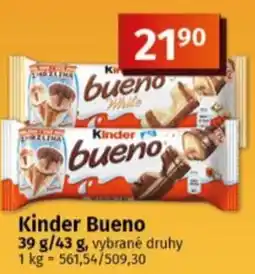Coop Kinder Bueno nabídka