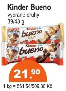 COOP DISKONT Kinder Bueno nabídka