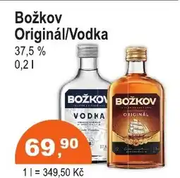 COOP DISKONT Božkov Originál/Vodka 37,5 % nabídka