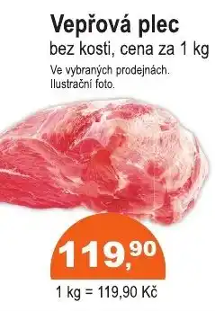 COOP DISKONT Vepřová plec nabídka