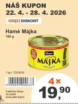 COOP DISKONT Hamé Májka nabídka