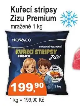 COOP DISKONT Nowaco Kuřecí stripsy Zizu Premium nabídka