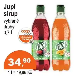 COOP DISKONT Jupí sirup nabídka