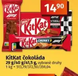 Coop KitKat čokoláda nabídka