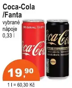 COOP DISKONT Coca-Cola /Fanta nabídka