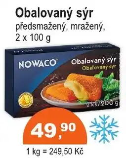COOP DISKONT Nowaco Obalovaný sýr nabídka