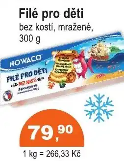 COOP DISKONT Nowaco Filé pro děti nabídka