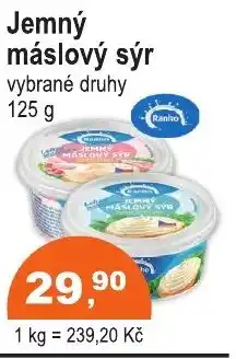 COOP DISKONT Ranko Jemný máslový sýr nabídka